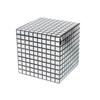 1/4PCS Scene Props Shiny Silver Magic Cube Shape Creative Packaging box Party decorations Candy box Retro 25x25x25cm