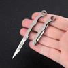 Multi Style New Mini Titanium Alloy Folding Surgical Knife for Outdoor Camping, Portable EDC Knife with 10 Free Blades