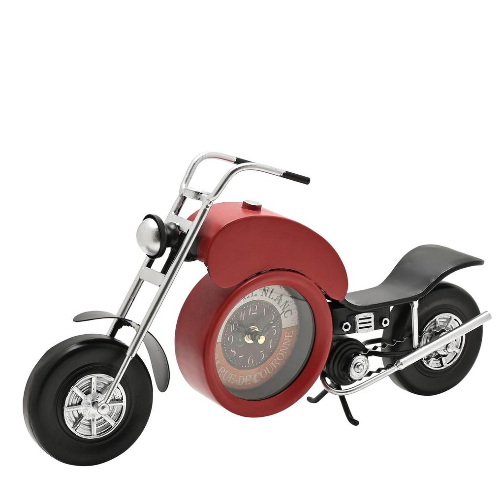 Hometime Mantel Clock - Old Fashioned Motorcycle