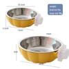 Habraji Stainless Steel Anti-Tip Pet Bowl & Drinking Fountain for Dogs and Cats