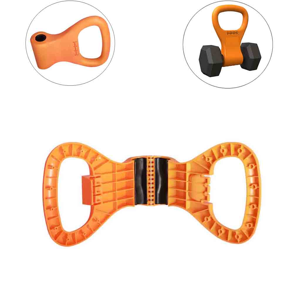 

Регулируемая портативная гиря с рукояткой для путешествий, оборудование для тренировок, крепится к гантели для