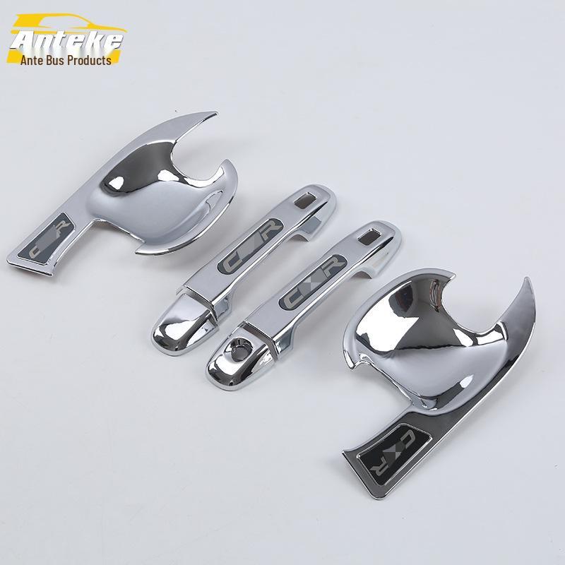 

18 CHR Front Door Handle Bowl Protective Film: Anti-Scratch, Wear-Resistant, Bright Decorative Frame Cover