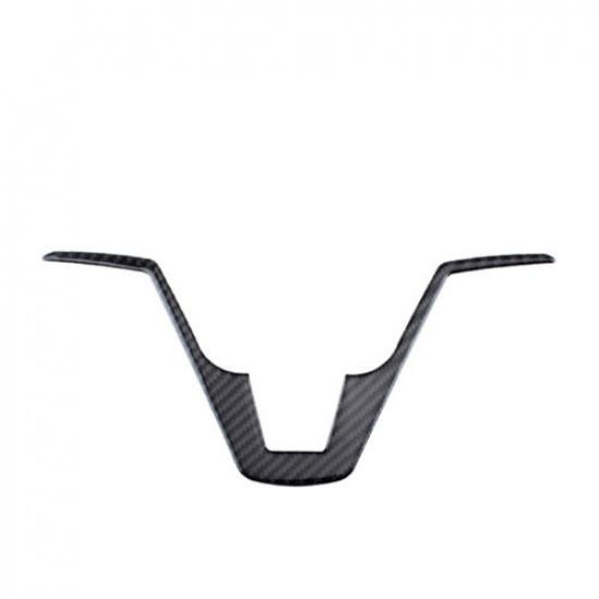 Carbon Fiber Interior Steering Wheel Panel Cover Trim For Honda CR-V CRV 2007-11
