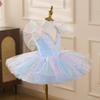 Fashion Sequin Kids Ballet Dress Modern Puffy Performance Clothes Party Dress Princess Dress Dance
