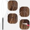 Hair Extension Tools Kit, 500 Silicone Lined Micro Rings, 1 Plier, 2 Hook Needle Pulling Loop,Hair Needle,5 Metal Hair Clips