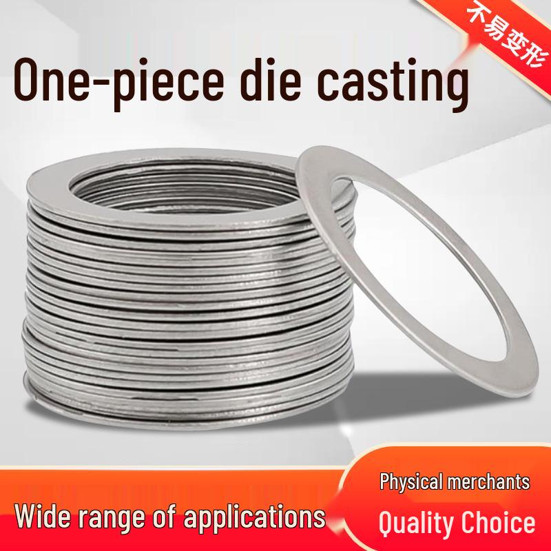 

Galvanized Iron Flat Washer - Small OD, M8 to M20 Size Options for Adjustment 18x26x0.5 (100 pieces)