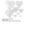 8Pcs Heart Shaped Sewing Template Multi Size Quilting Stencils Thick Acrylic Quilting Patterns Templates for Sewing Crafts Supplies