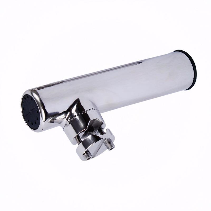 Accessoires de Bateau Accessoire d'Équipement de Pêche en Acier Inoxydable Support de Porte-Canne à Pêche Pivotant 22mm-26mm Bateaux Yacht