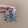 Silver Needle High-End Tassel Earrings – Elegant, Fashionable, Simple Design with a Unique Touch.