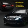 1:24 BMW 3 Series Alloy Diecast Car Model Simulation Vehicle Ornament with Movable Seats Toy Car & Collection Decoration Gifts