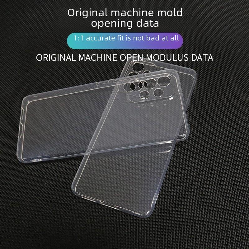 Samsung S25/A53/A14/Note20 Transparent TPU Silicone Protective Case