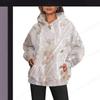 Amerikanischer Kapuzenpullover für Herbst und Winter mit Blättermotiv, Lässige Jacke für Damen und Herren
