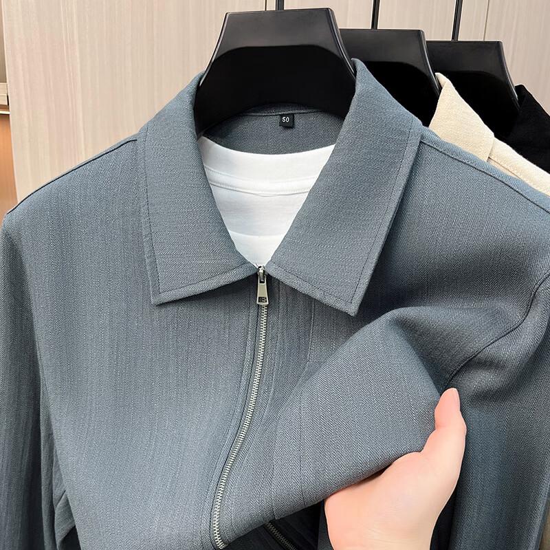 JOW Men s Thin Linen Blend Business Casual Jacket 56