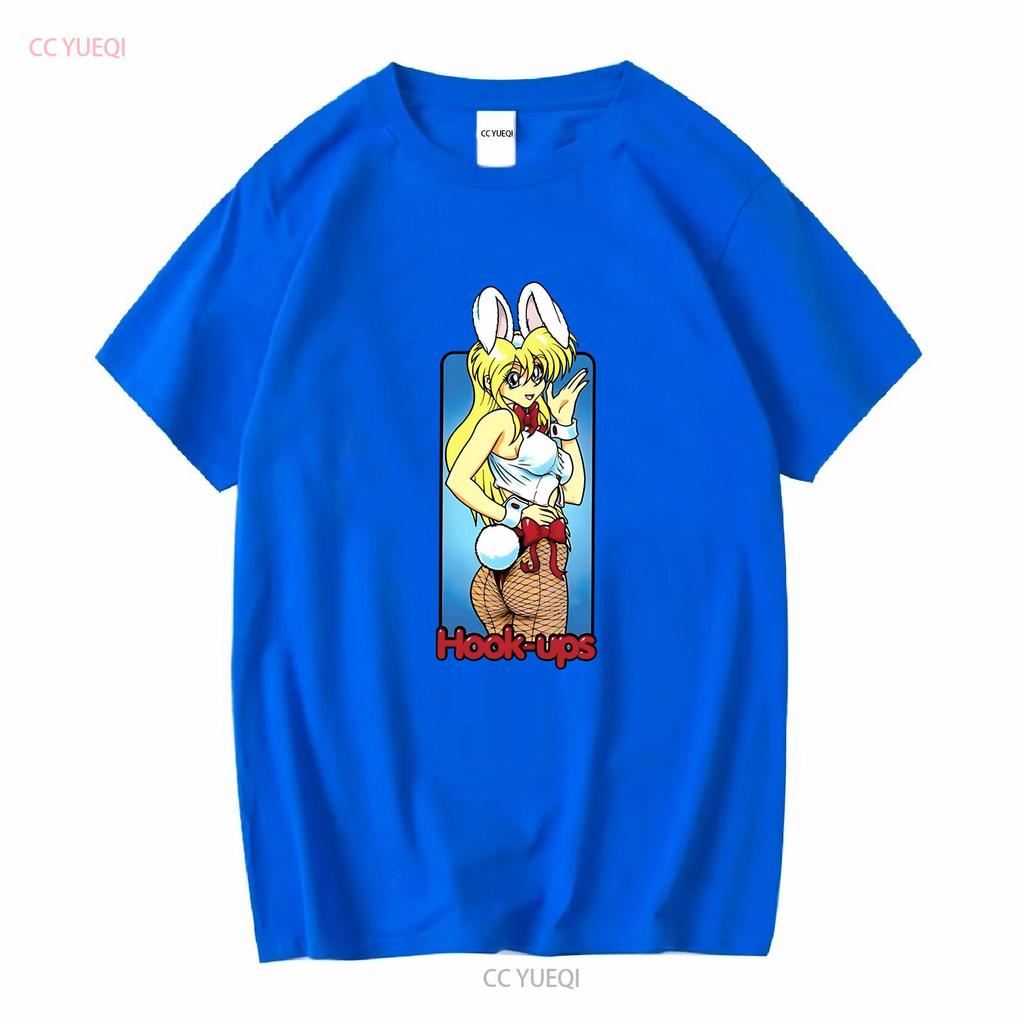 Hookups Skateboard Sexy Häschen-Mädchen T-Shirt S 4XL lange oder kurze Ärmel Vintage gewaschen Vielseitig Mode Leicht lässig Mann