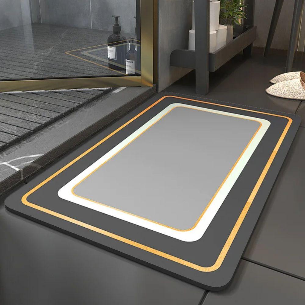 Bathroom Mats Worktop Mat Placemat Kitchen Drainage Mats Doormats Diatomite Mud Non-Slip Absorbent Machine Washable