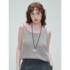 NOISCHE Metal Fleur Necklace _ SILVER