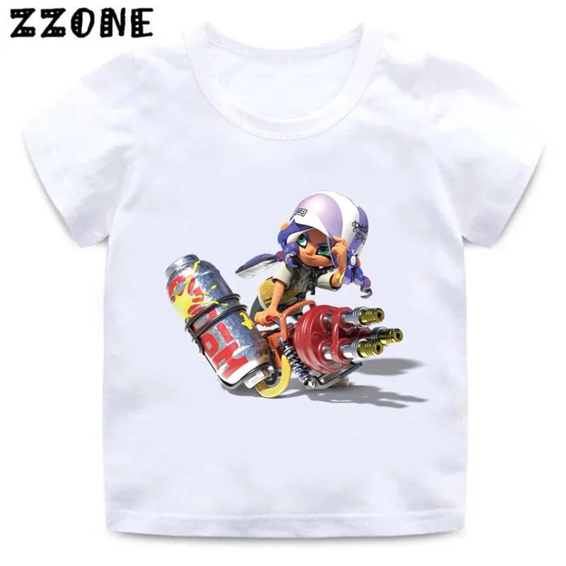 Splatoon 3 Funny Game Cartoon Kids TShirts Octolings Splatlands Girls Clothes Baby Boys T shirt Summer Children Topsooo5839