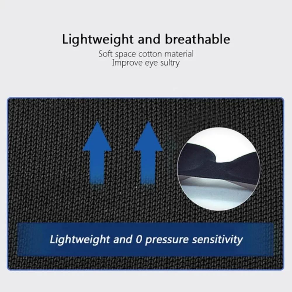 JJYY 3D Breathable Sleep Eye Mask Travel Rest Aid Soft Padded Sleep Mask Suitable for Meditation Yoga