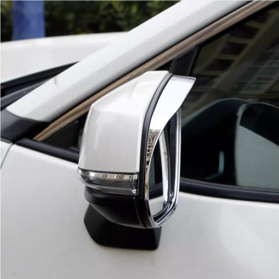For Toyota Highlander -2024 Side Mirror Rain Eyebrow Cover Trim 2PCS