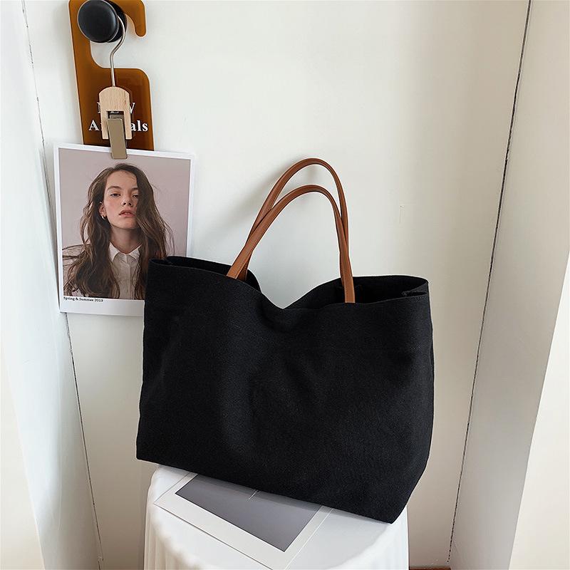 

2024 Trendy Women s Canvas Crossbody Tote Bag