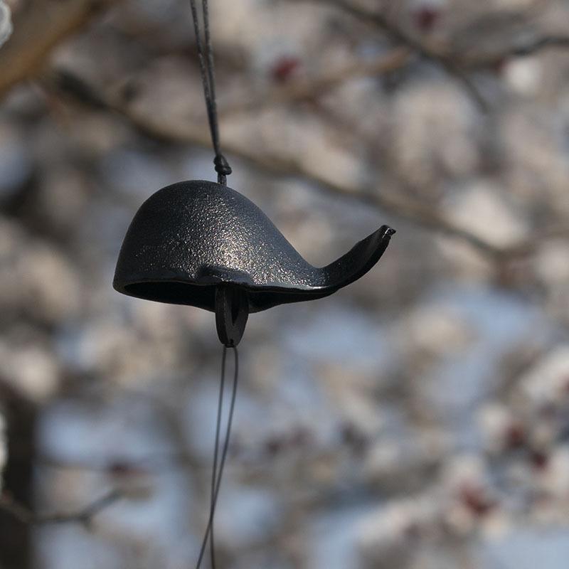 Cast Iron Wind Chime: Chinese & Japanese Style Retro Bells for Balcony or Outdoor Courtyard
