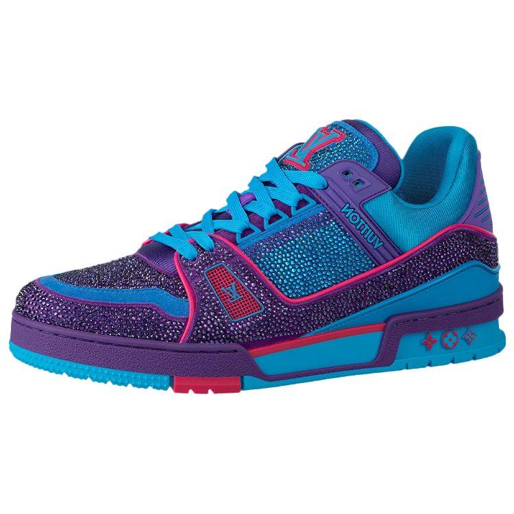 Louis Vuitton Trainers 'Blue Purple With Crystals' 1A9JWH