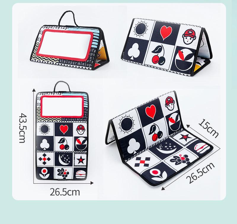 Zusammenklappbares Lachspiegel-Handy-Spielzeug für Babys und Kleinkinder