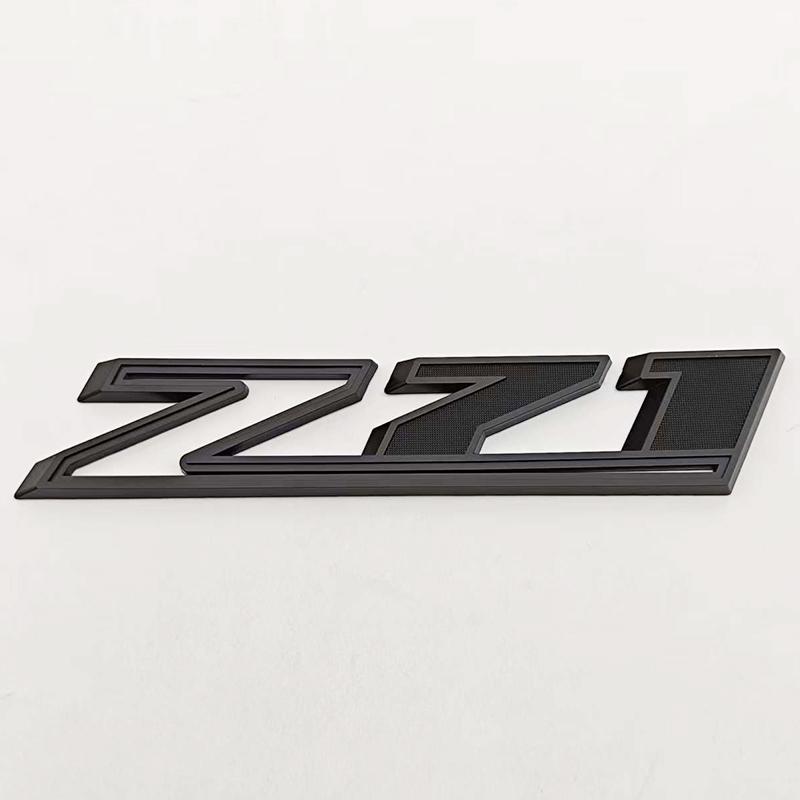 3D ABS Red Chorme Logo Z71 Emblem Car Fender Badge For Chevrolet Tahoe Colorado Cheyenne Chevy Silverado Z71 Sticker Accessories