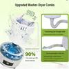 4L Portable Mini Washing Machine: Foldable, Rechargeable, Compact Washer for Underwear, Baby Clothes, Socks, and Dorm Laundry.