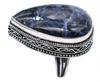 Sodalite Natural Gemstone Antique Silver Plated Ring US Size-6.25 R 620