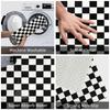 Classic Checkerboard Front Door Mat Anti-Slip Indoor Absorbent Chess Board Doormat Kitchen Bedroom Entrance Rug Carpet