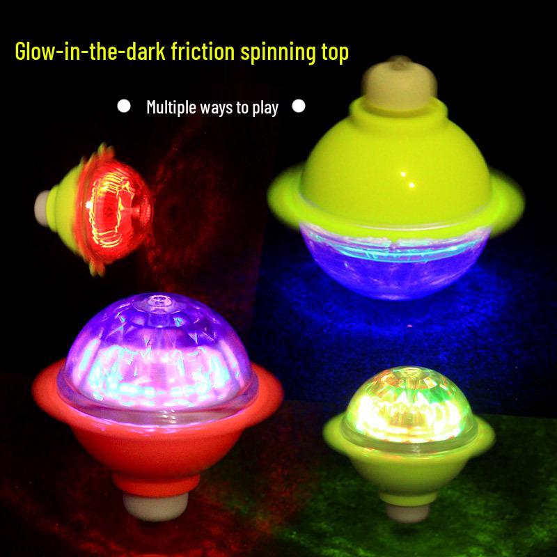 Seven-Color LED Spinning Gyroscope Toy Other Luminous Toy