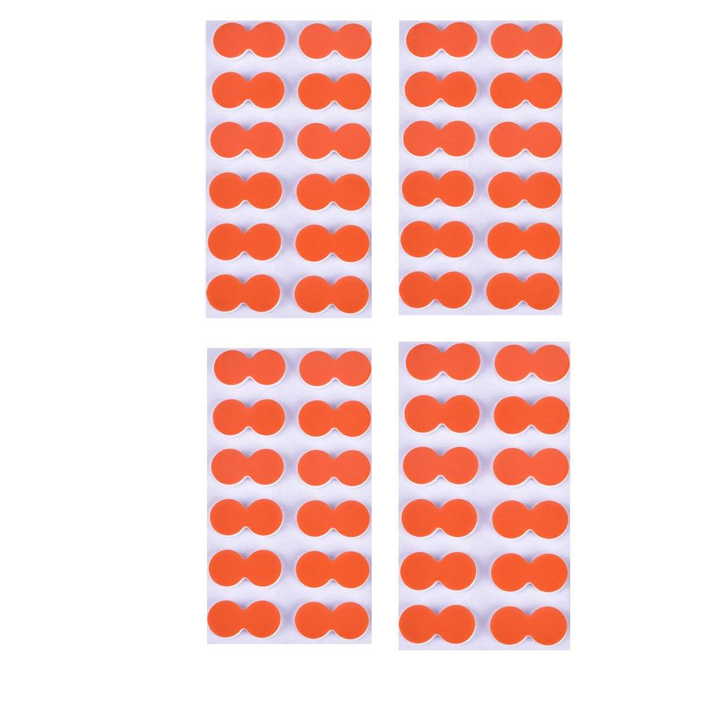 

48PCS Portable EVA Fly Fishing Floats Pinch-on 2 Colors Strike Indicator 2×1cm Foam Strike Indicators Fly Fishing оранжевый