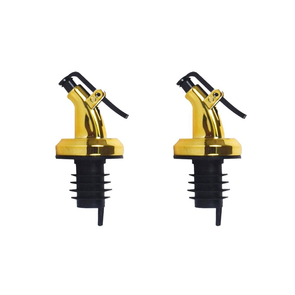 10-1pc Press Type Oil Bottle Stopper Leak-proof Seasoning Bottle Stopper Ergonomic Multifunctional Suitable for Most Bottles