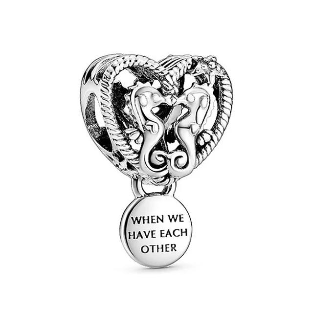 New Bear Shell Dreamcatcher Dolphin Beads Charm Dangle Fit Bracelets &Necklaces For Women Jewelry Gift Making 