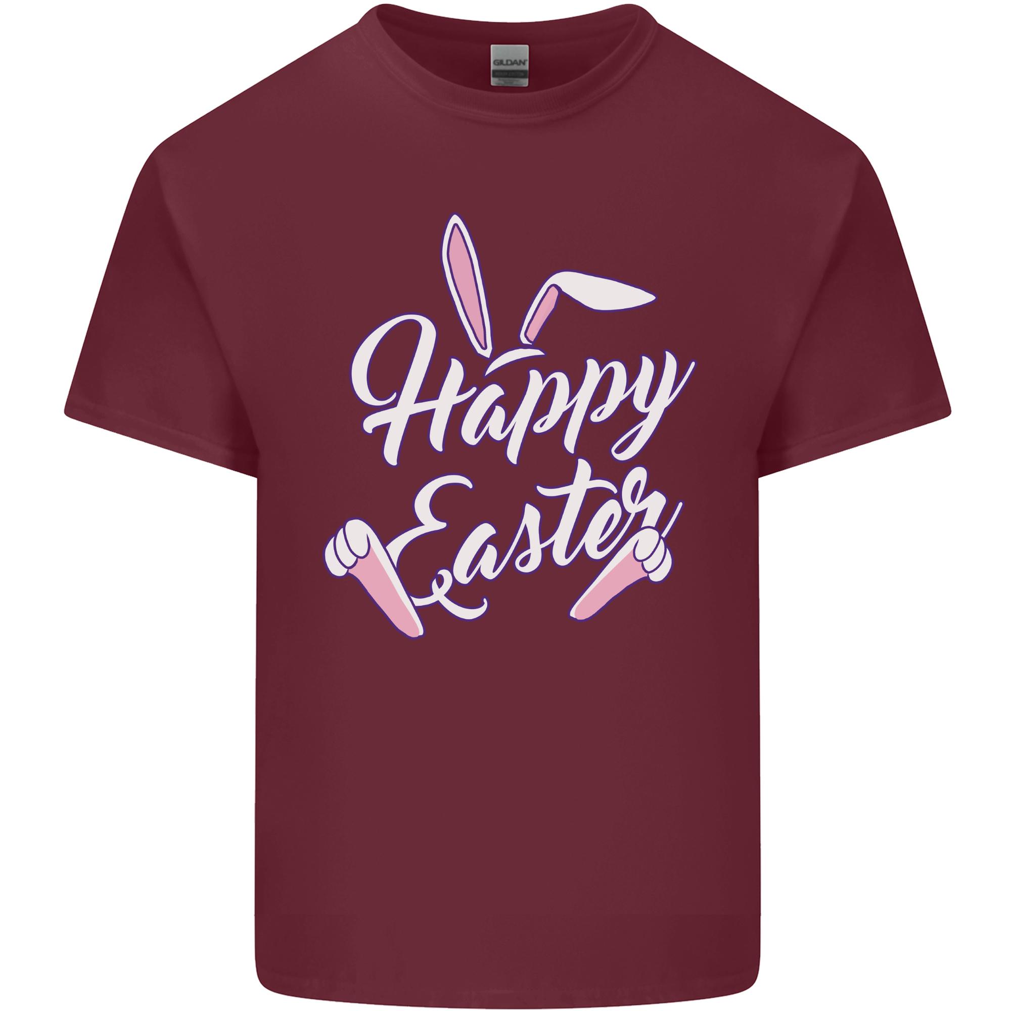 Happy Easter Cool Rabbit Ears and Feet Unisexs Light Cotton TShirt S