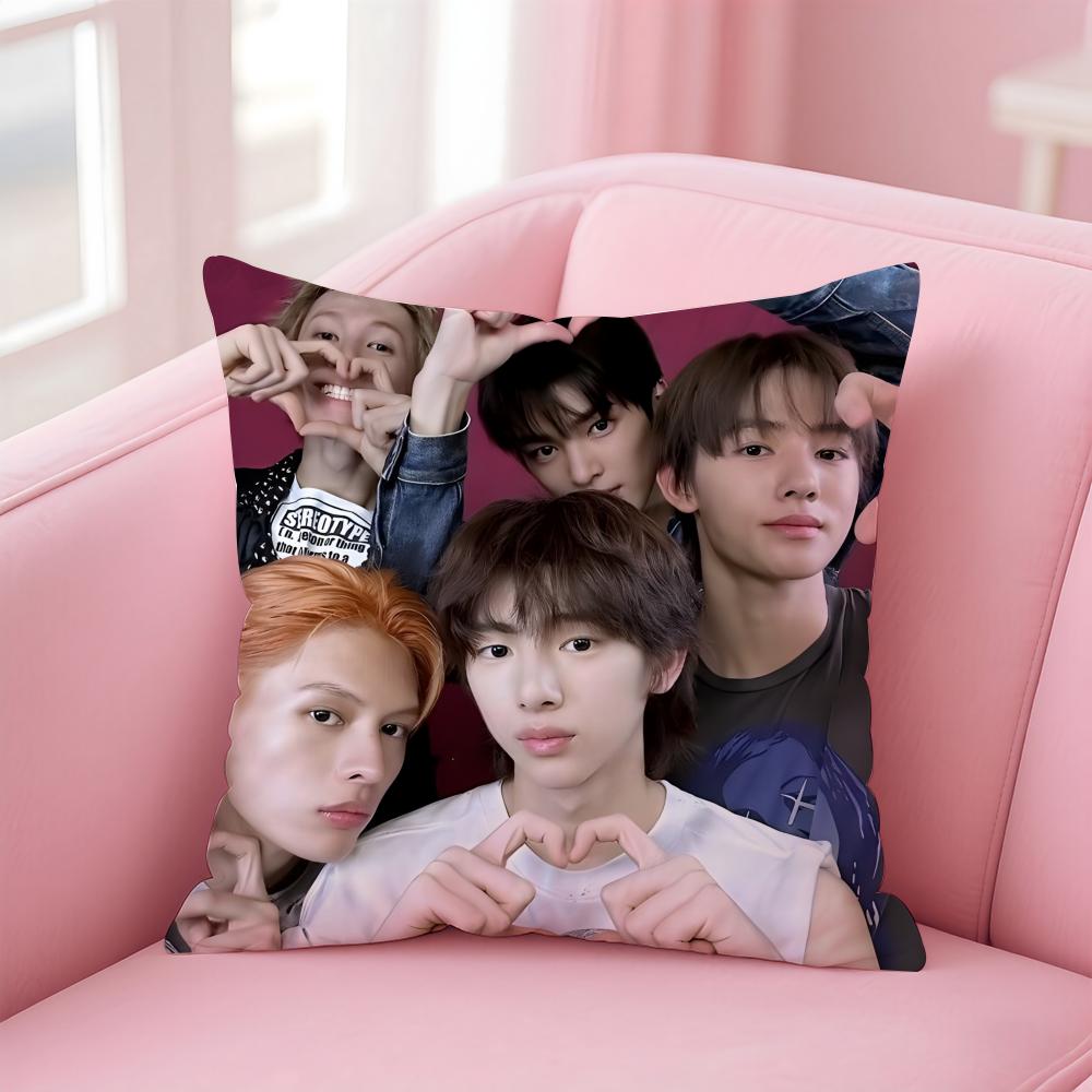 Korean Handsome Boy Group CCortis Cushion Cover Pillow Case Soft Skin Friendly Fabric  Concealed Zipper