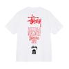 STU Stutucci American trendy brand short-sleeved letter printing summer men's and women's crew neck loose heavy cotton T-shirt