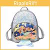 Kids Mermaid Backpack Pu Glitter Sequin Cartoon Girls School Bag For Girls