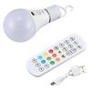 E27 RGB Rechargeable Light Bulb with Remote Control and Timer, Dimmable Touch Control, 2700K Smart LED Bulb for Home Decor and Parties