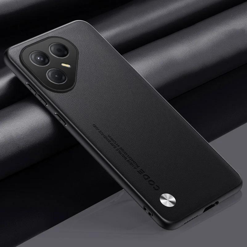 Case for POVA 7 4G Plain PU Leather Case for Tecno POVA 7 Pro Ultra NEO 6 Silicone Matte Bumper Soft Frame Shockproof Cover
