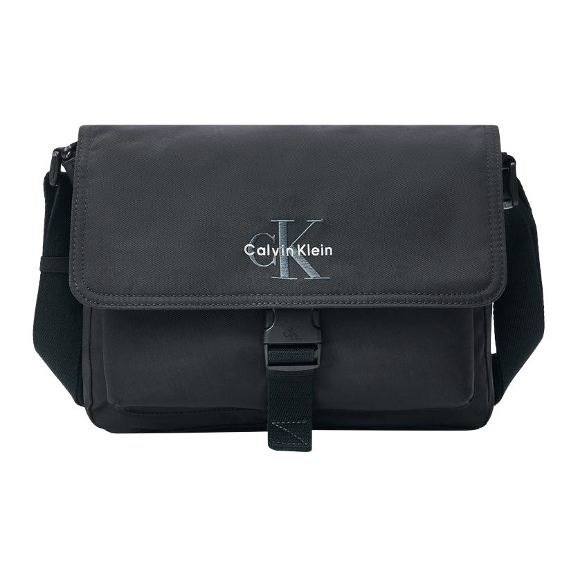 

Calvin Klein Commuter Casual Portable Classic Embroidered Fabric Shoulder Bag Men bags Space-Black 4D3321G-UB1 Basic Set (Bag)