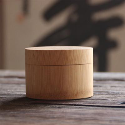 

Natural Bamboo Matcha Canister Eco-friendly Powder Green Tea Caddy Tea Chest Capacity Matcha Tools Accessories Wholesale