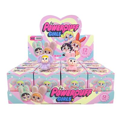 Cartoon Kawaii Mini Labubu Resin Figures Cute Dolls Model Blind Box Collection Creative Diy Home Decoration Accessories Gifts