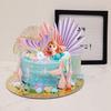 Mermaid Cake Toppers Under the Sea Mermaid Tail Cake Decorations for Birthday Baby Shower Party Supplies