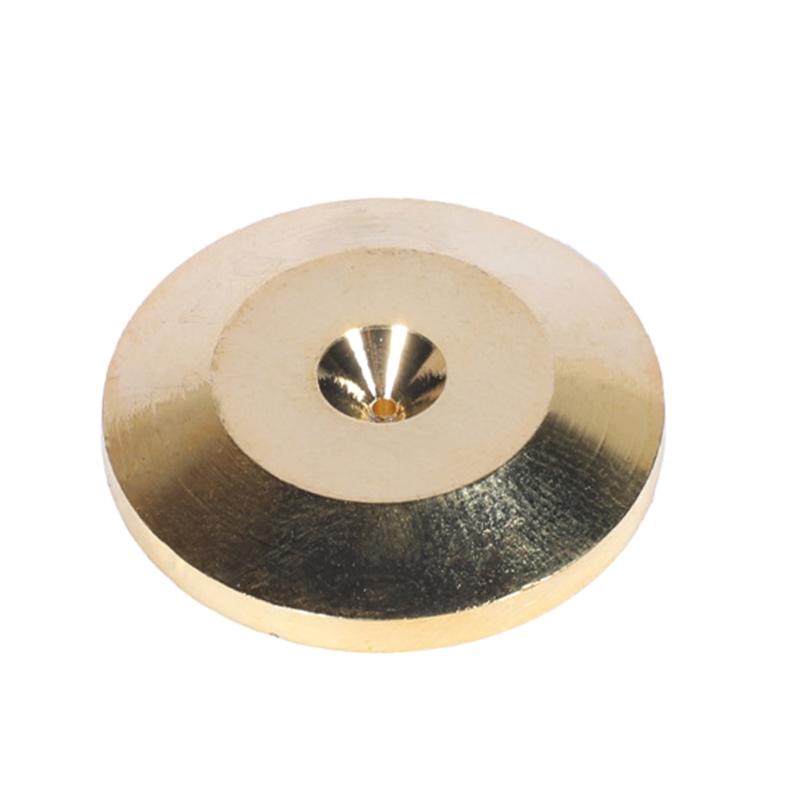 8 Stück 25x5mm Aluminiumlegierung Audioverstärker Lautsprecher Füße Spikes Schwarzer Ring Maschinenfüße Matten Pads Ersatz