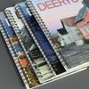 Japanese Landscape Coil Notebook: Durable, Hand-Friendly, High-Value Horizontal Line for Study and Note-Taking