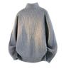 Men's Versatile Round Neck Knitwear Jacket - Stylish, Loose-Fit for Spring, Autumn, Winter