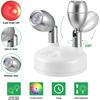 2Pack Remote Wireless LED Spotlights Rotatable Accent Lights Battery Powered Puck Picture Lights Indoor Closet Lights Wall Lamp