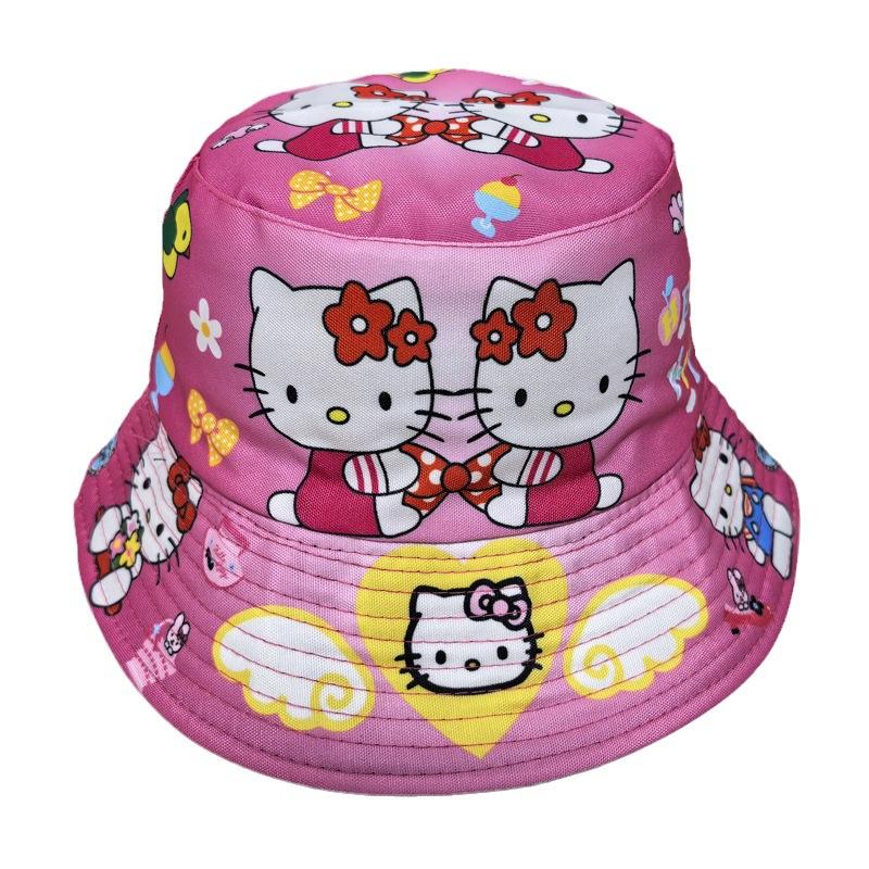 Adorable Anime Children's Fisherman Hats Bucket Hat for Women Men Lightweight Outdoor Travel Fishing Hat